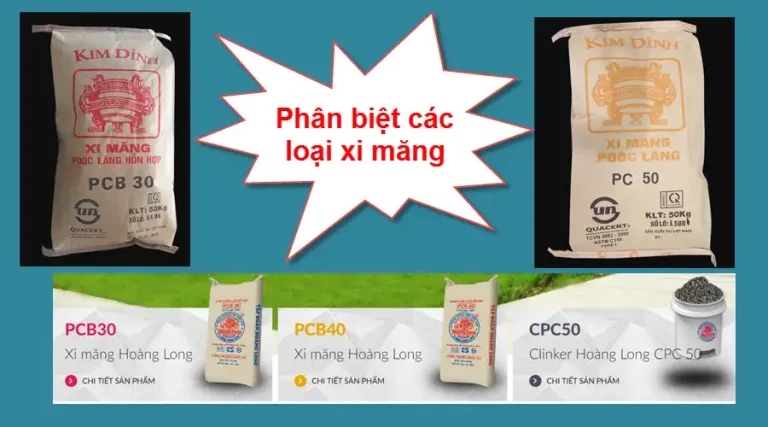 Trát tường xi măng nào tốt PC30 hay PC40